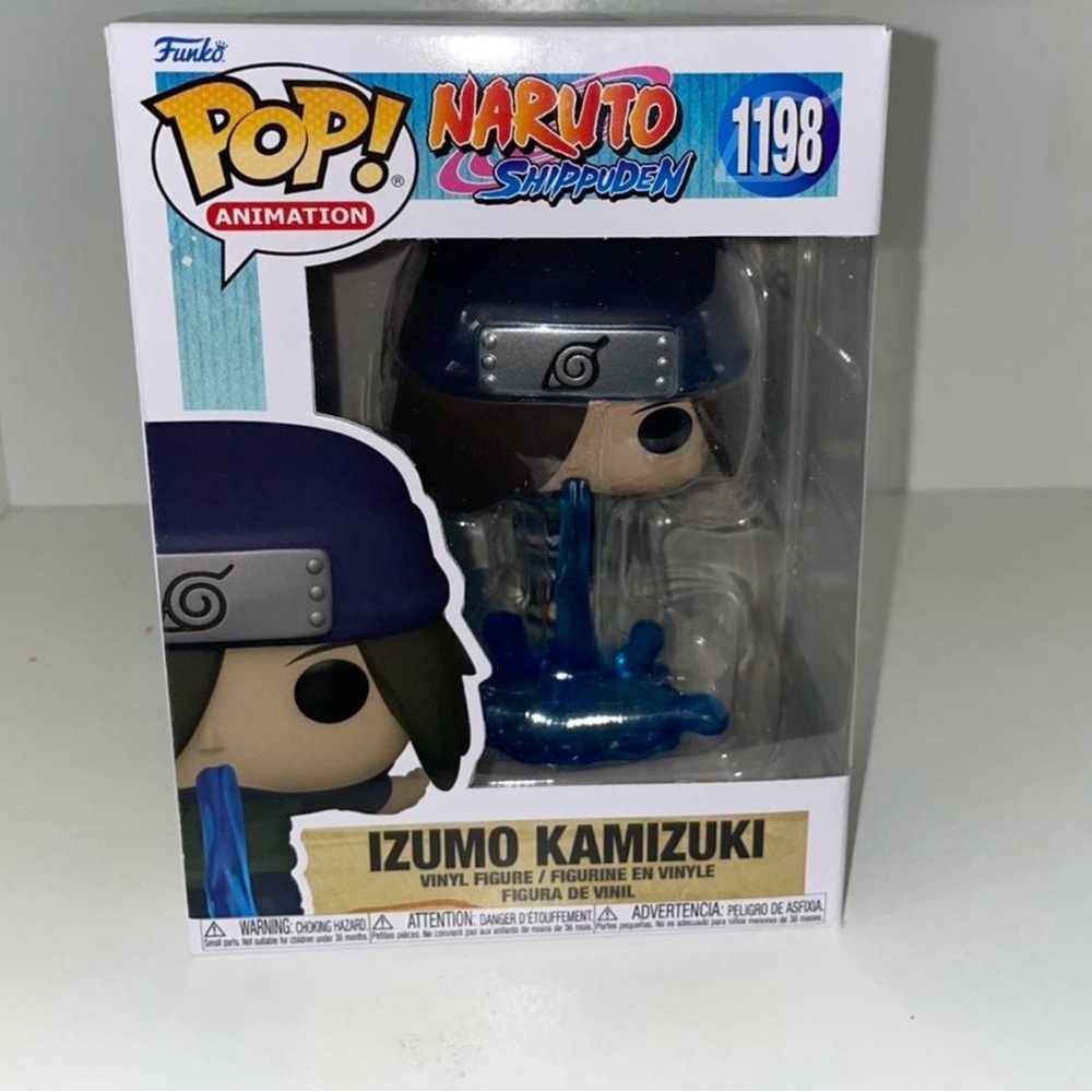 Funko Pop! Naruto Shippuden Izumo Kamizuki Action Figure - Blue and Black
